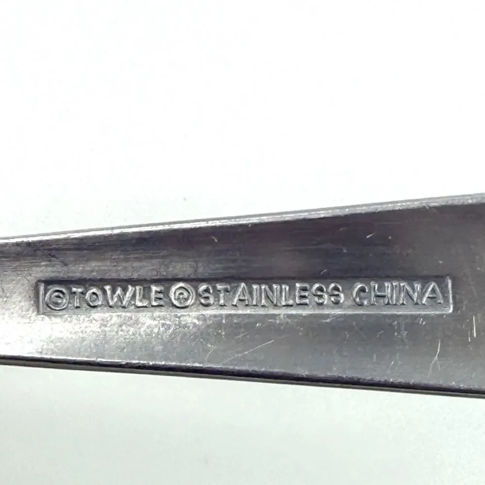 Towle Ariel Satin Lot of 5~3 Salad Forks 7-3/8 & 2 Dinner Forks 8 1/8 Stainless